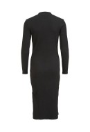 Rochie Vila Vibalu Crew Neck Midi Black